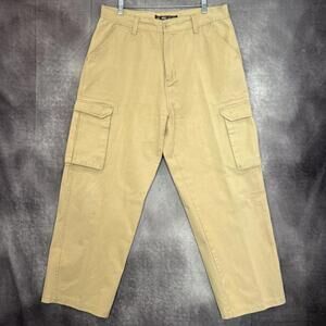 90s‎ VTG NOIZ Carpenter Pants 34x30 Wide Leg Y2K Baggy Skater 2000s